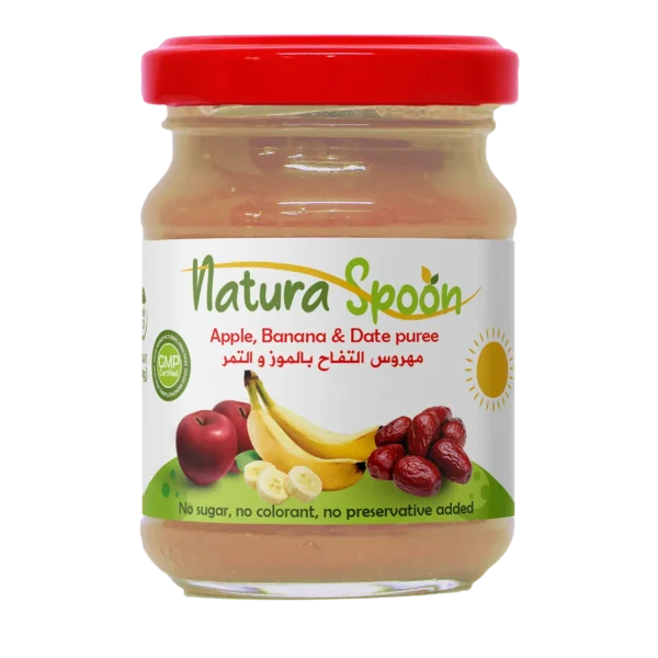 Natura spoon Apple Banana   Date puree