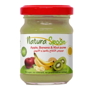 Natura spoon Apple Banana   Kiwi puree