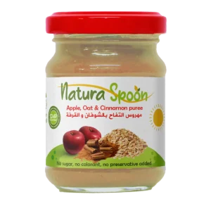 Natura spoon Apple Oat   Cinnamon puree