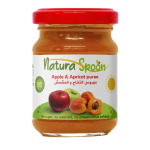 Natura spoon Apple   Apricot puree