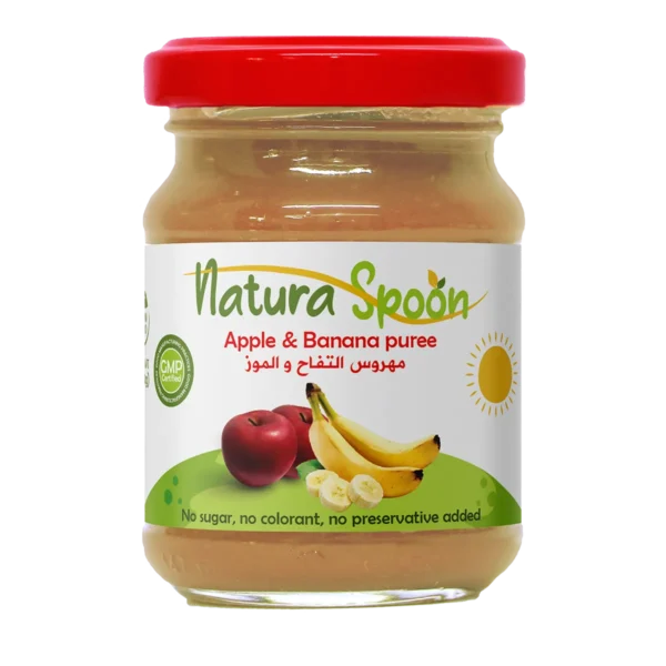 Natura spoon Apple   Banana puree