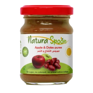 Natura spoon Apple   Dates puree