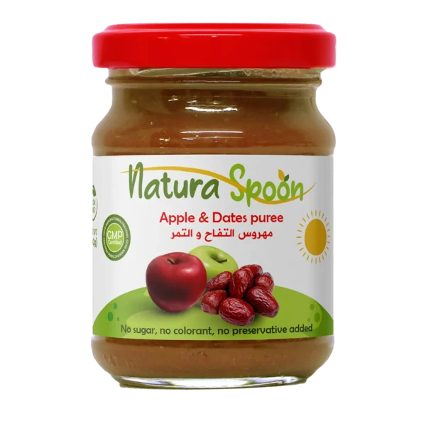 Natura spoon Apple   Dates puree