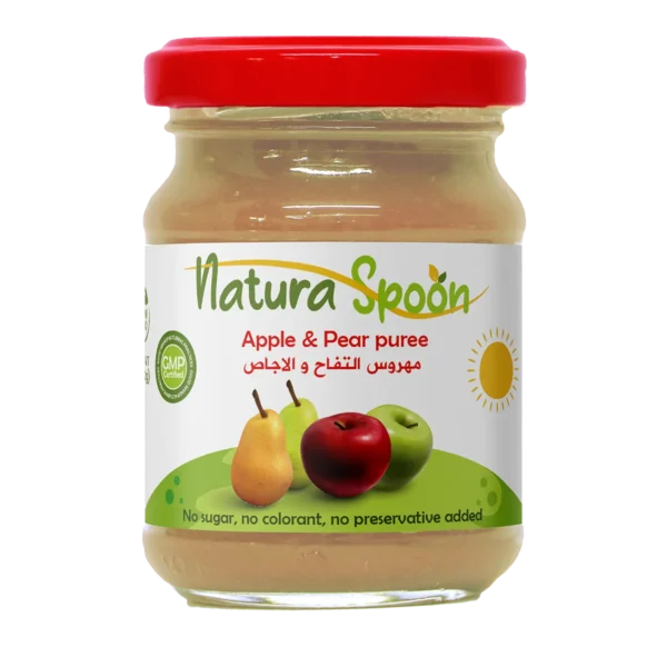 Natura spoon Apple   Pear puree