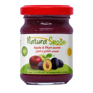 Natura spoon Apple   Plum puree