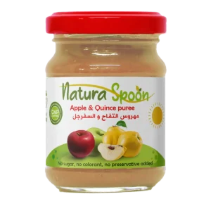 Natura spoon Apple   Quince puree