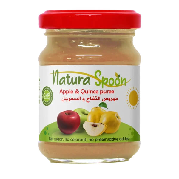 Natura spoon Apple   Quince puree