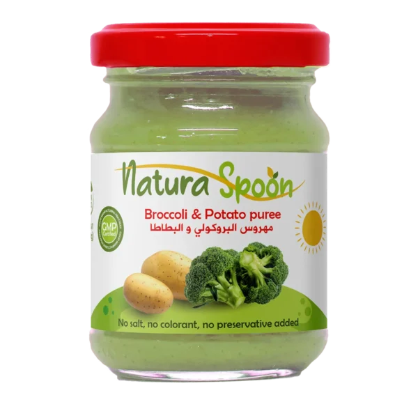 Natura spoon Broccoli   Potato puree