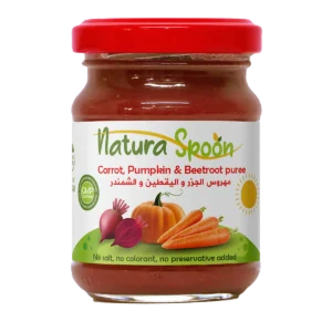 Natura spoon Carrot Pumpkin   Beetroot puree