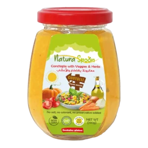 Natura spoon Conchiglie with Veggies   Herbs