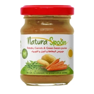 Natura spoon Potato Carrots   Green beans puree