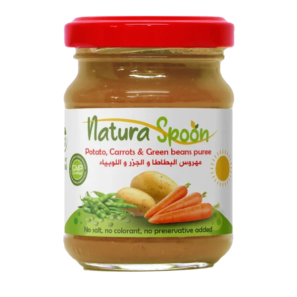 Natura spoon Potato Carrots   Green beans puree