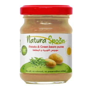 Natura spoon Potato   Green beans puree