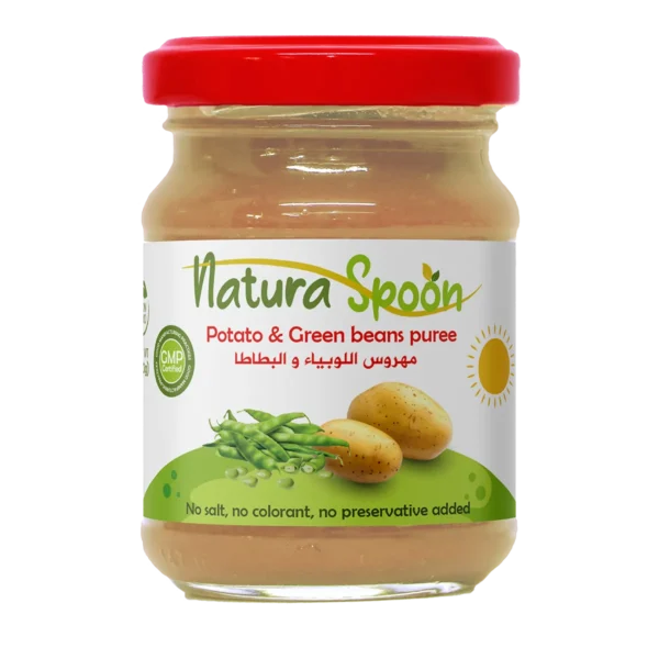 Natura spoon Potato   Green beans puree