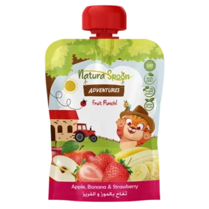 Natura Spoon apple bannana strawberry